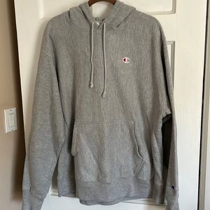 Champion size L grey hoodie like new